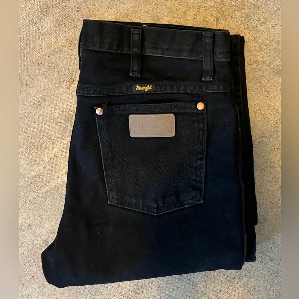 Wrangler Men's Black Jeans